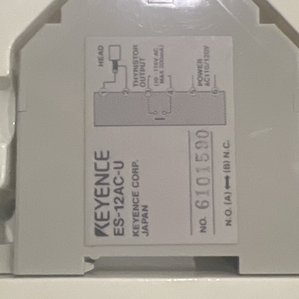 Keyence,ES-12AC-U,Proximity Switch Amplifier NOS. (KY19)