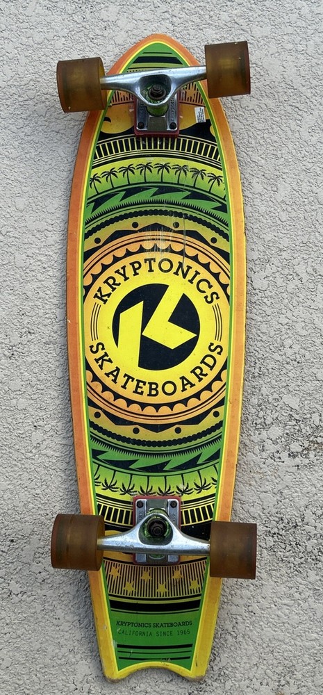 Kryptonics 32" Mini Longboard 2014 Skateboard *READ*