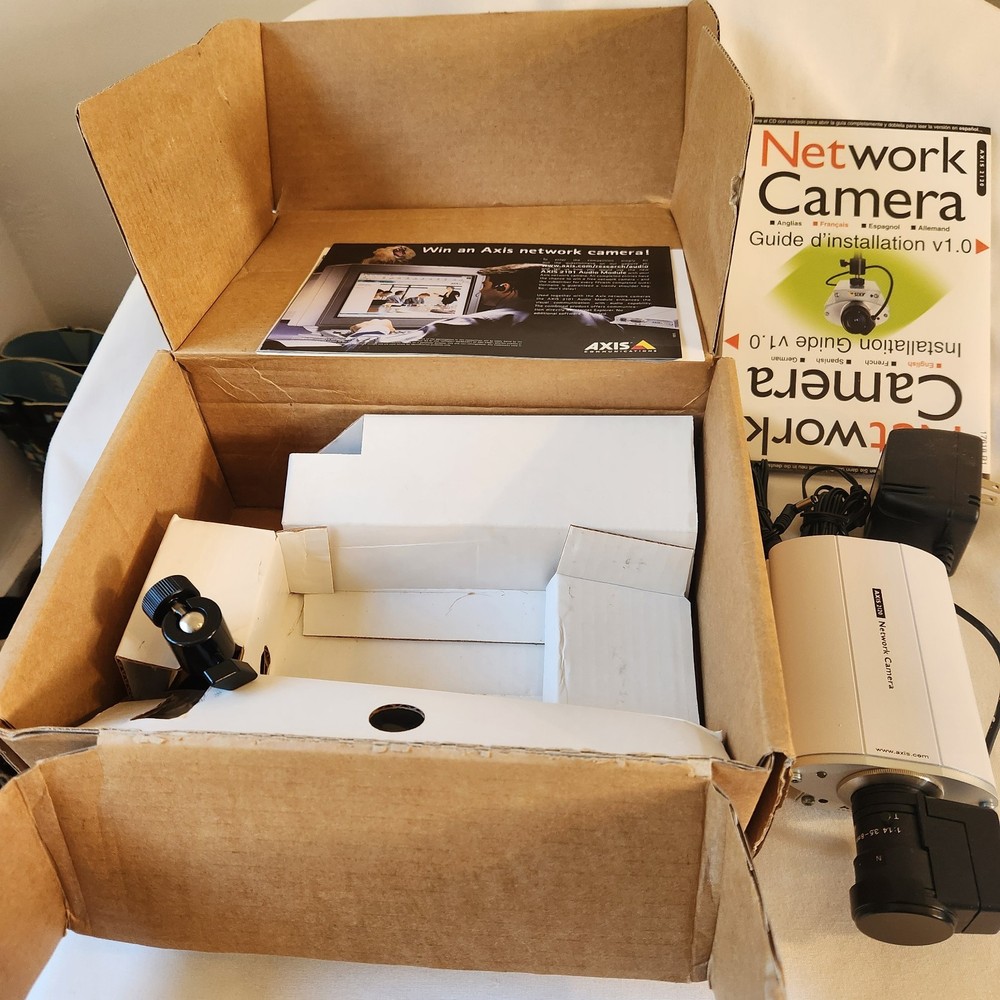 Axis 2120 IP Network Web Security Surveillance CCTV Camera & Lens