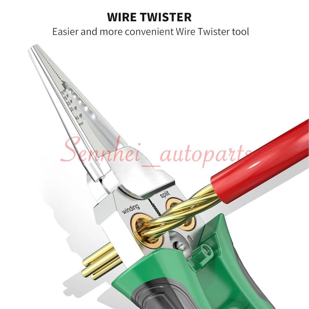 8 In 1 Wire Stripper Wire Stripping Tool with Voltage Tester Cable Cutters New