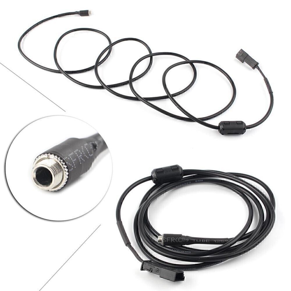 AUX Auxiliary Input Kit Adapter Cable for BMW E46 E53 E39 iPhone MP3 1PC