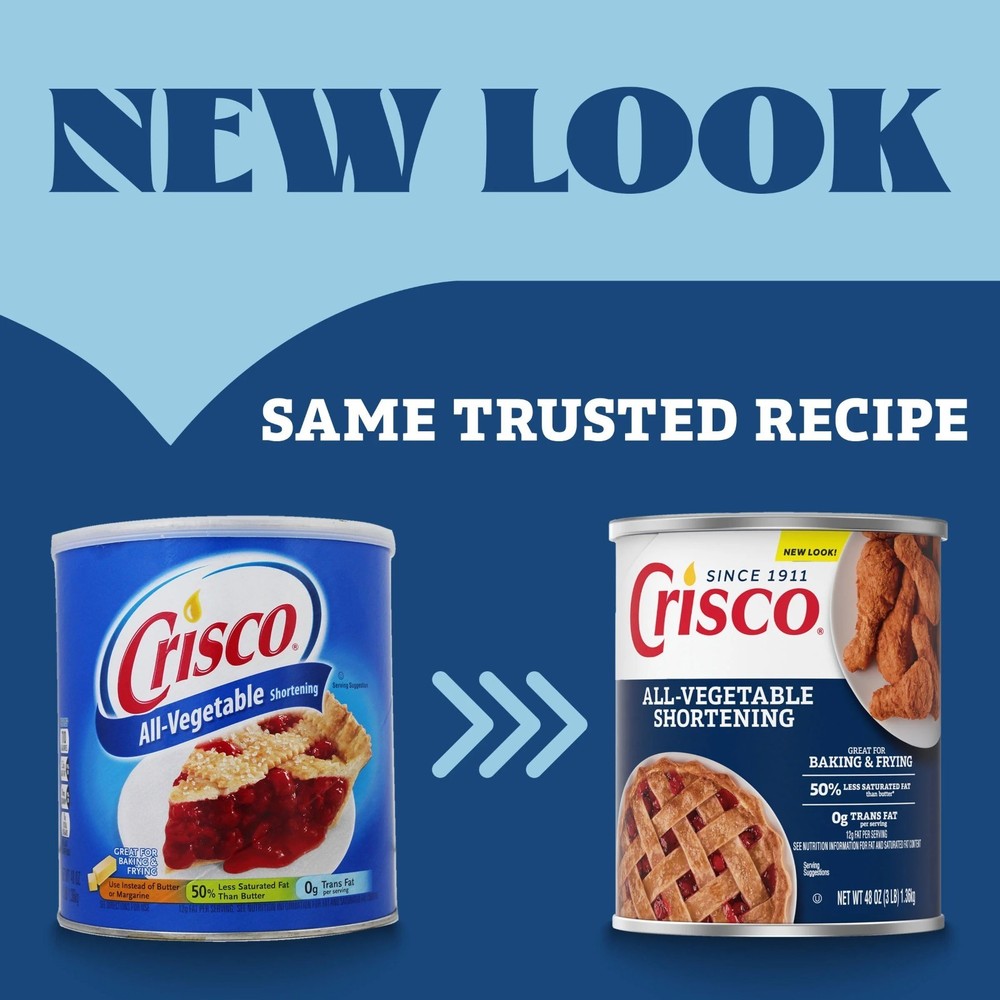 Crisco All-Vegetable Shortening, 48 oz