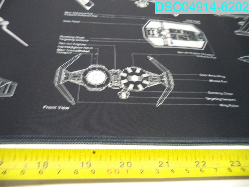 X003EYNL97 Spaceship Space Mouse mat, Sci-fi Control Console Display
