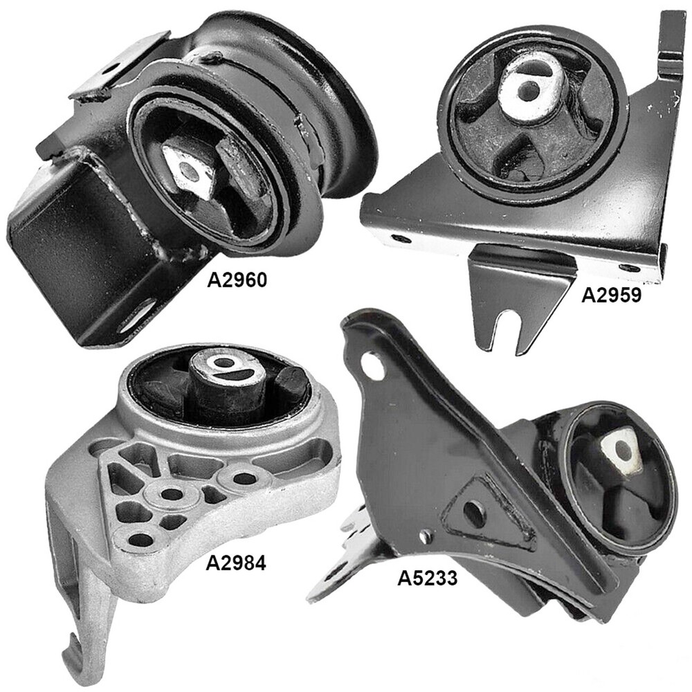 4Pcs Engine Motor & Trans Mount Set Fits Dodge Caravan Grand Caravan 1996-2000