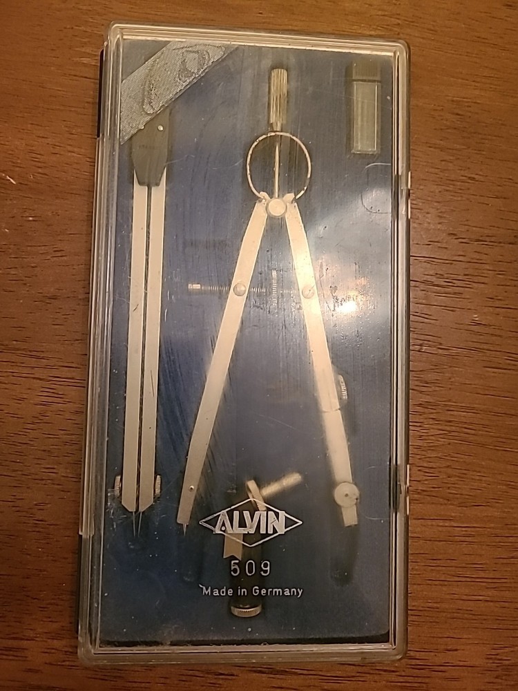  Alvin 509 Universal Adaptor Compass Set