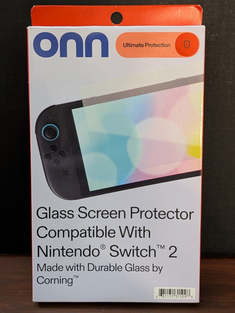 onn Glass Screen Protector for NINTENDO SWITCH 2