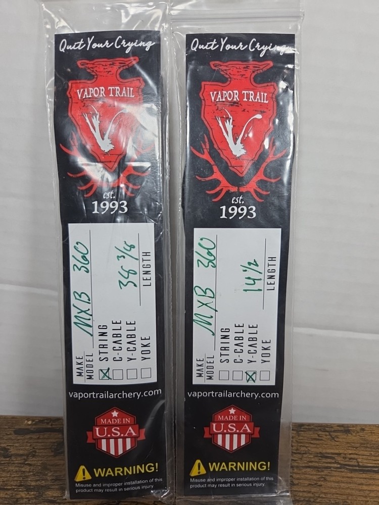 Vapor Trail compound bow string And Y-cable  MXB 360