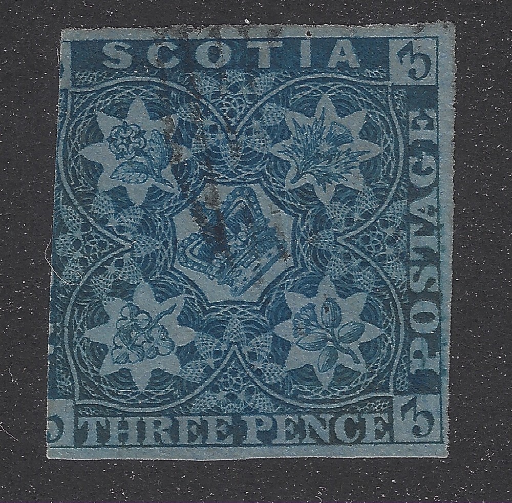 1851 Nova Scotia SC #3  Used