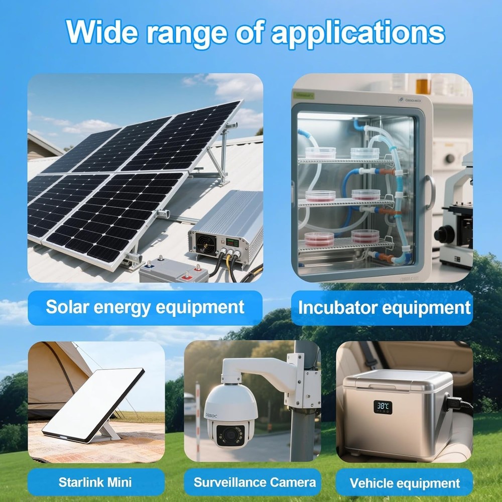 Automatic Transfer Switch 5–40V 13A,Seamless Failover Power Switch for Starlink