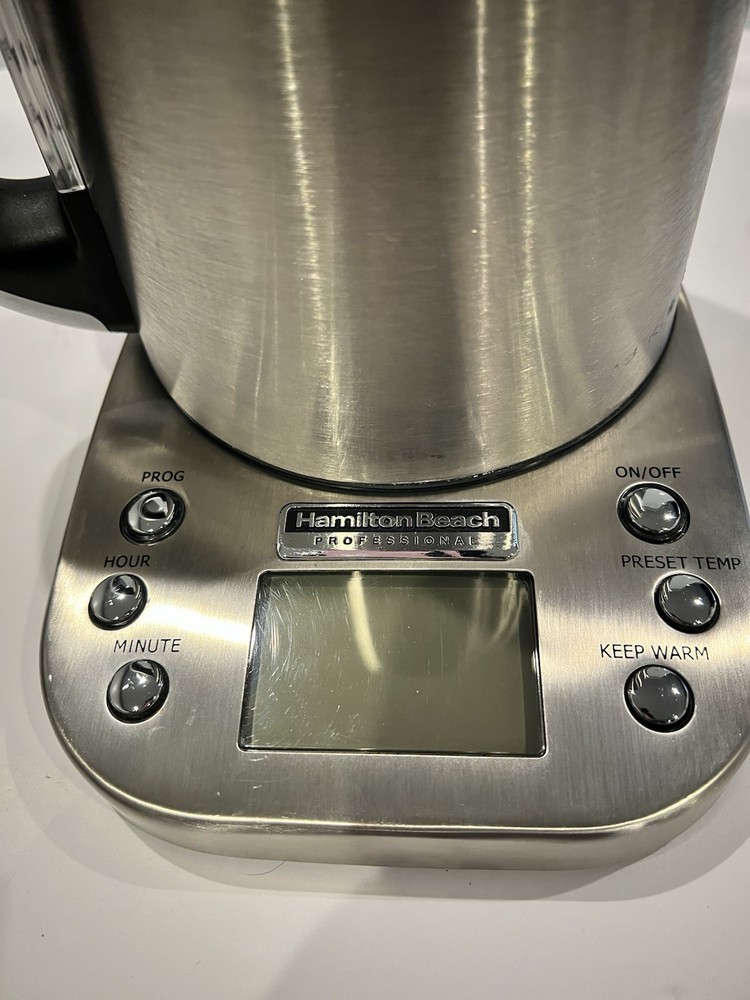 Hamilton Beach Professional Digital LCD Temperature Control Electric Kettle