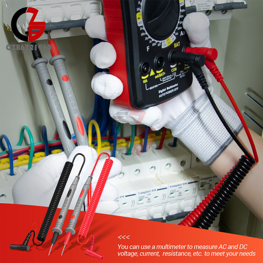 PT-2009 Multimeter Probe Test Leads Digital Multi Meter Needle Tip Tester Lead