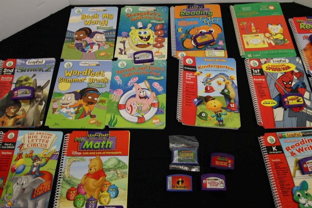Mixed Leap frog games and booklets
