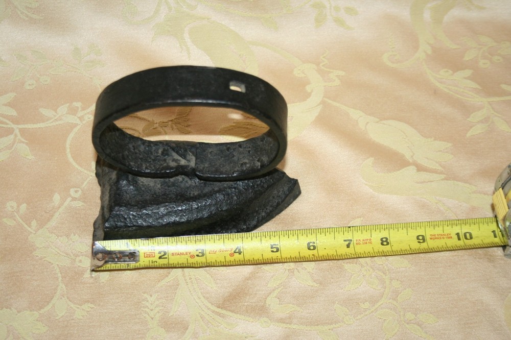 Rustic Antique 6" Long Cast Iron Sad Iron w/ Handle