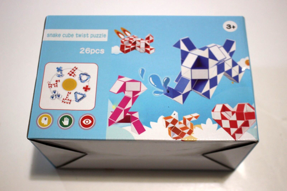 SNAKE CUBE TWIST PUZZLE 26 PCS MODEL: 267 AGE 3+