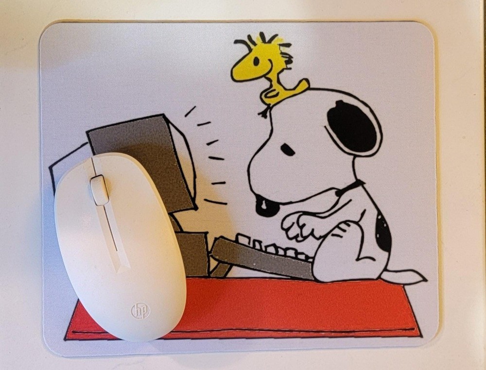Snoopy Mousepad Custom Made