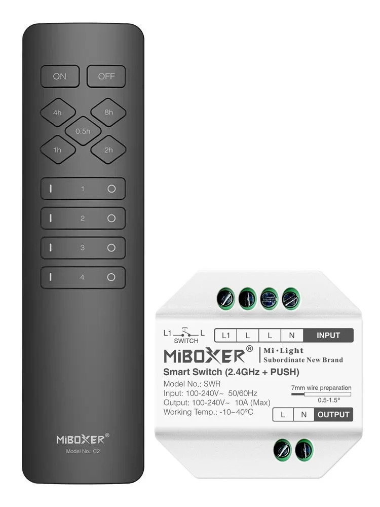 Miboxer C2 - Remote (For V3.0 Smart Plug & Switch)