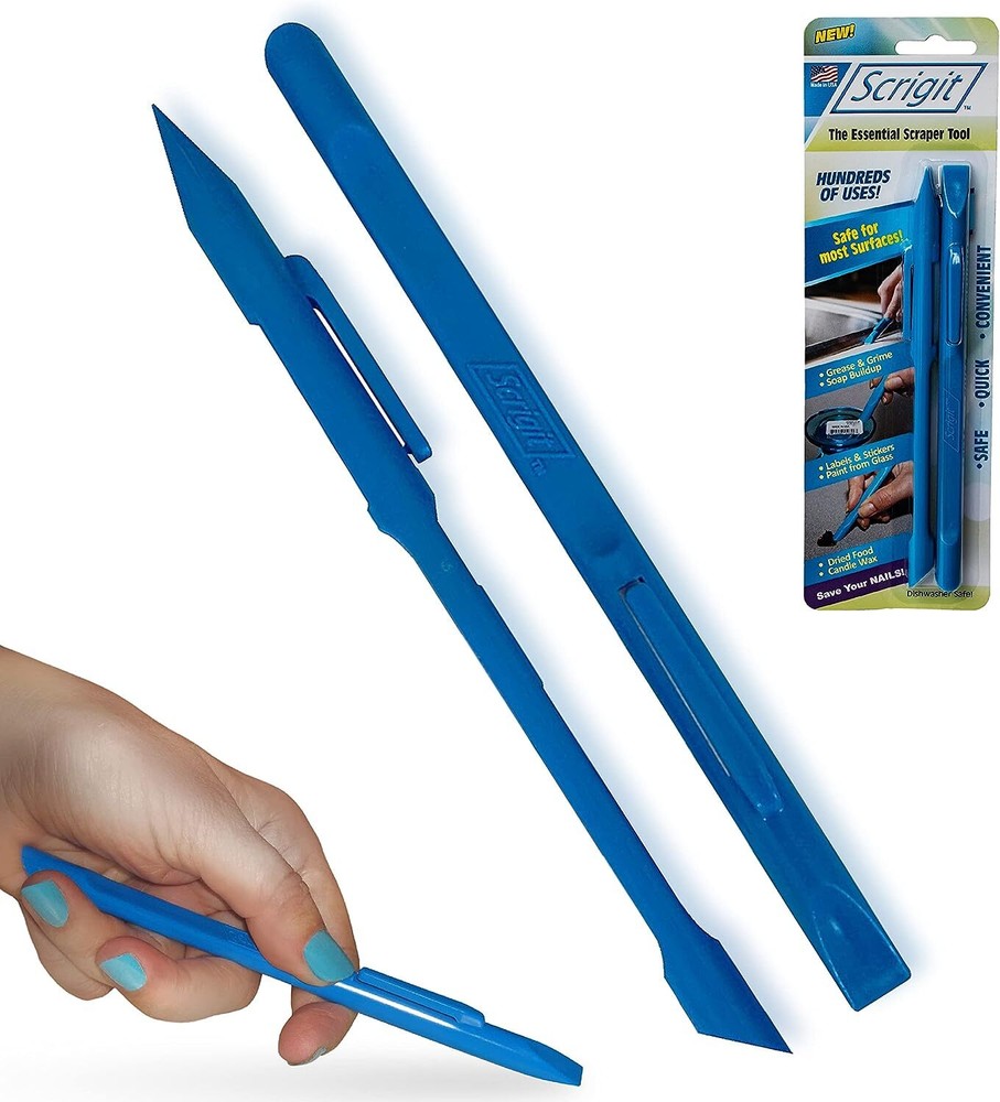 Scrigit Scraper No-Scratch Plastic Scraper Tool, 2 Pack - The Handy Multi-Use