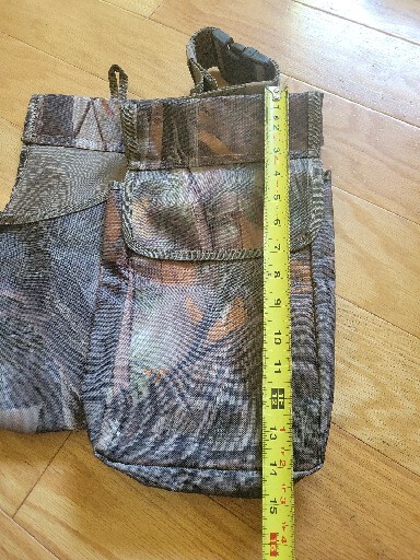 Lightweight Dove Belt with Game Pouch, shell pouch.