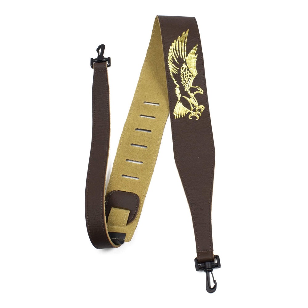 Perri's Leathers, Banjo Flying Eagle Guitar Strap, Polyester and Plastic Comb...