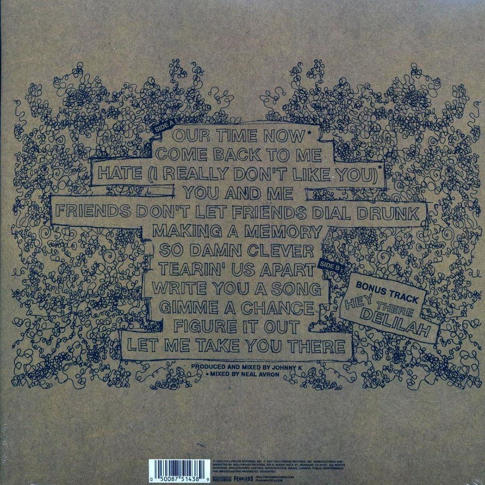 VINYL Plain White T's - Every Second Counts