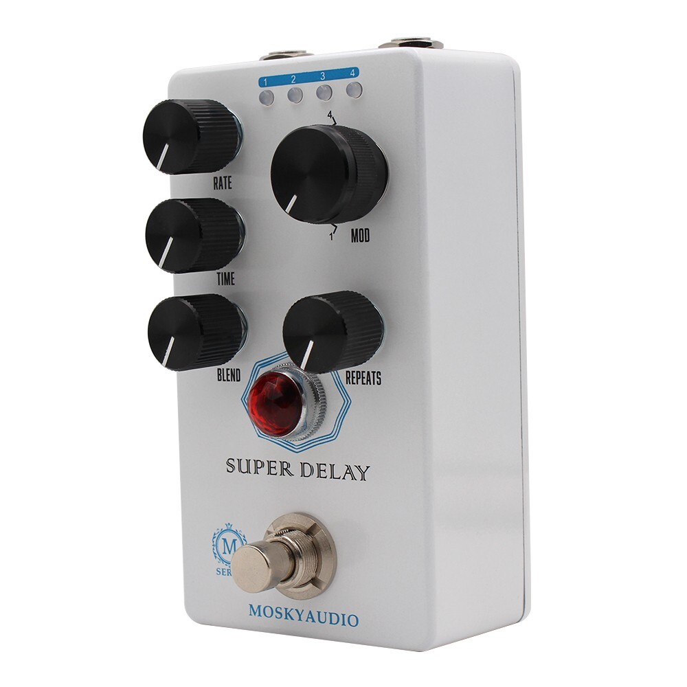 Professional Analog Delay Mosky Guitar Effects Pedal 4 modes True Bypass