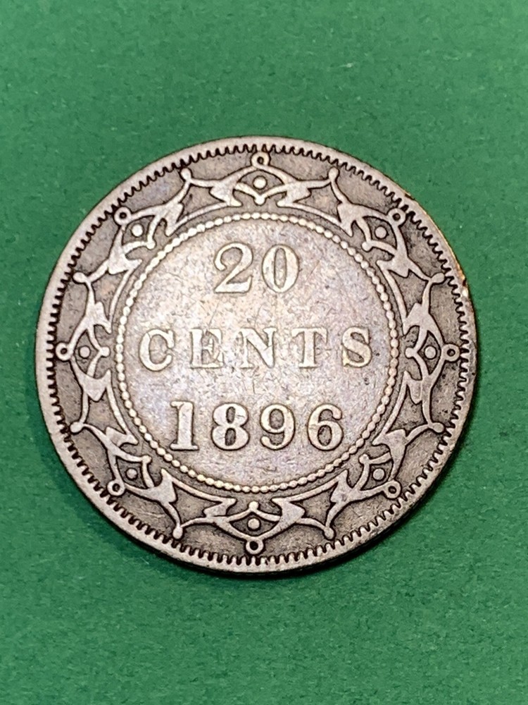 1896 Newfoundland Silver 20 Cents (A1409)