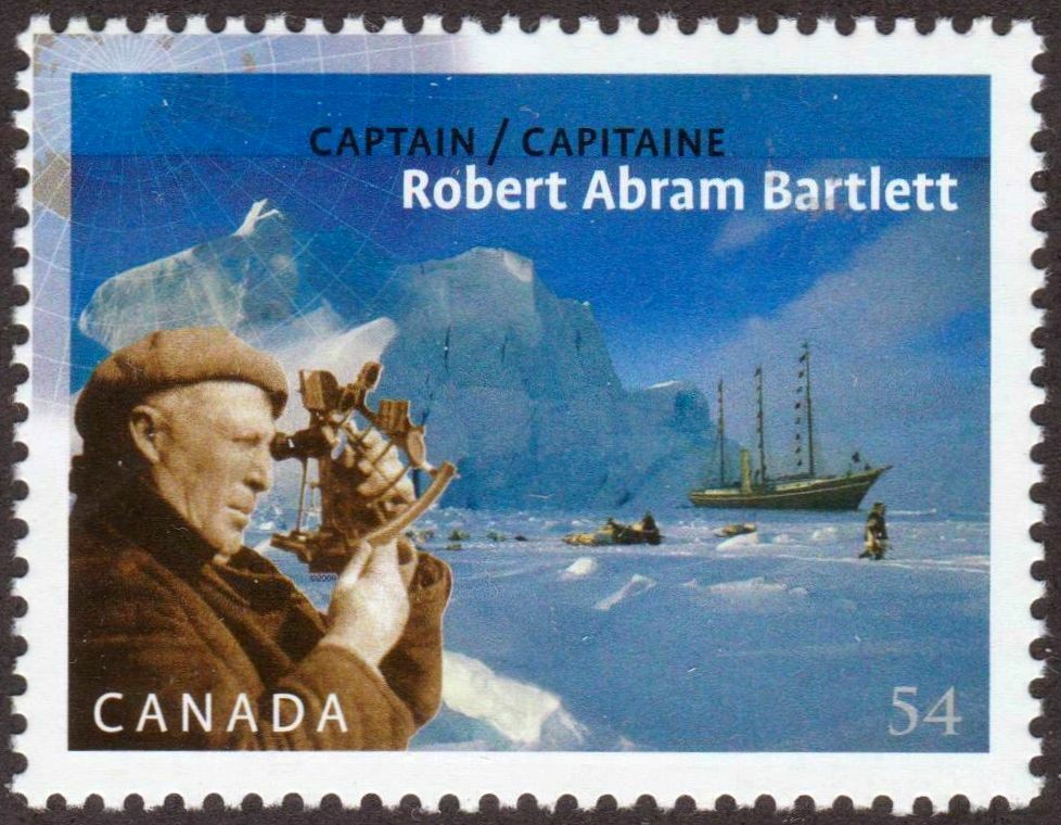 CANADA  Sc# 2337  ROBERT A BARTLETT   Captain Explorer Ship boat  2009 MNH mint