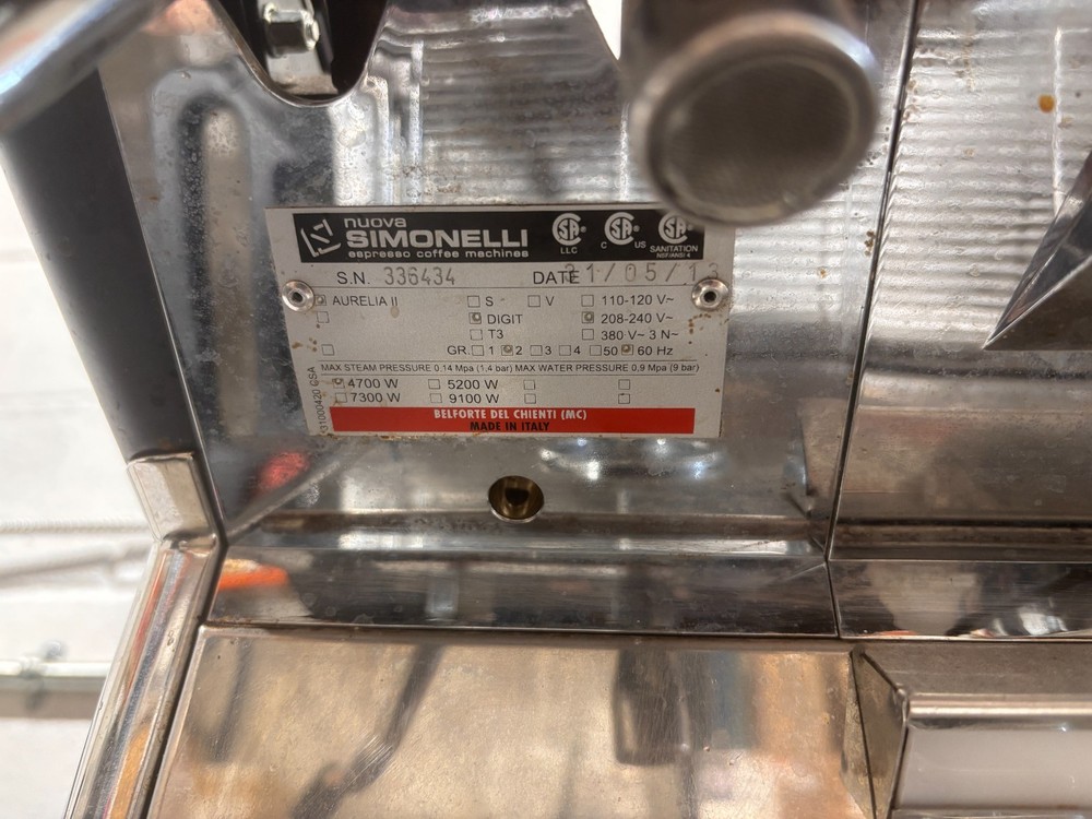 Nuova Simonelli Aurelia 2 | Semi-Automatic Espresso Machine | 2 group