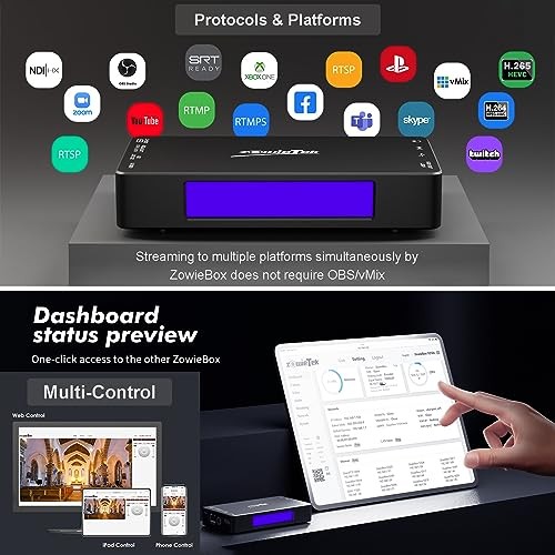 4K HDMI Video Encoder/Decoder, ZowieBox, Native NDI HX3 (Certified) HDMI NDI