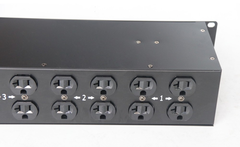 20A US Edison Distribution Rack Panel Box with L21-30 3Phase Power Distro box