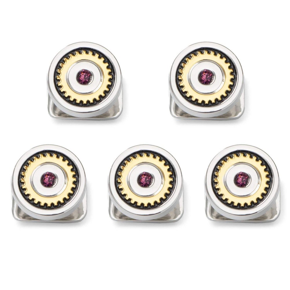 Gear Amethyst Stone 5-Studs
