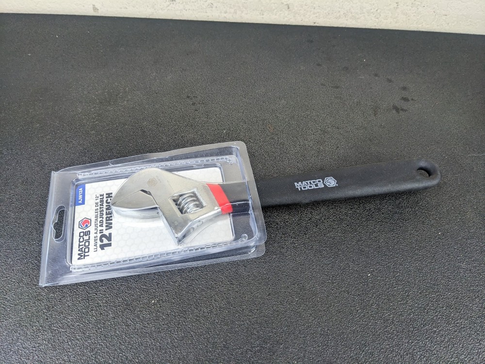 #bm319 New Matco Tools 12" Adjustable Wrench AJW12A