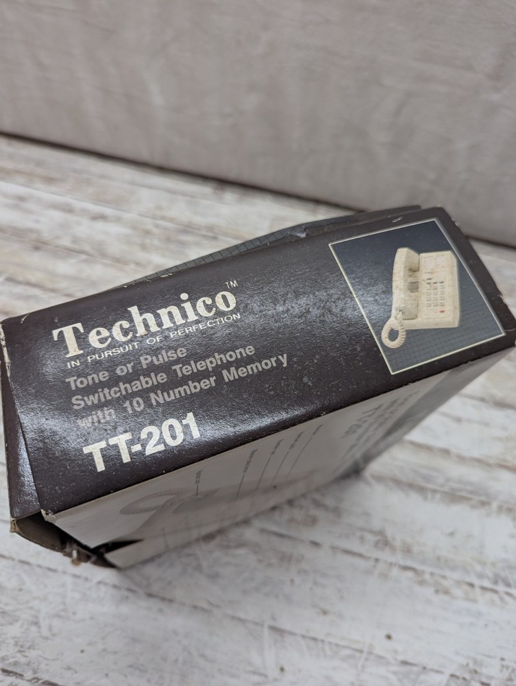 Technico vintage talaphone TT-201 open box 10 number memory