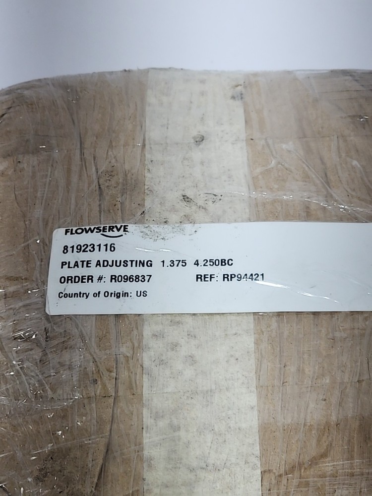 Flowserve 81913116 Plate Adjustment 1.375 4.250BC