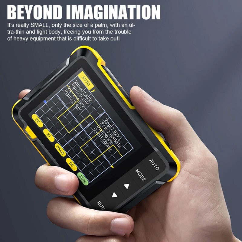 Spranozzlee DSO152 Handheld Oscilloscope Type-C Portable Digital Oscilloscope