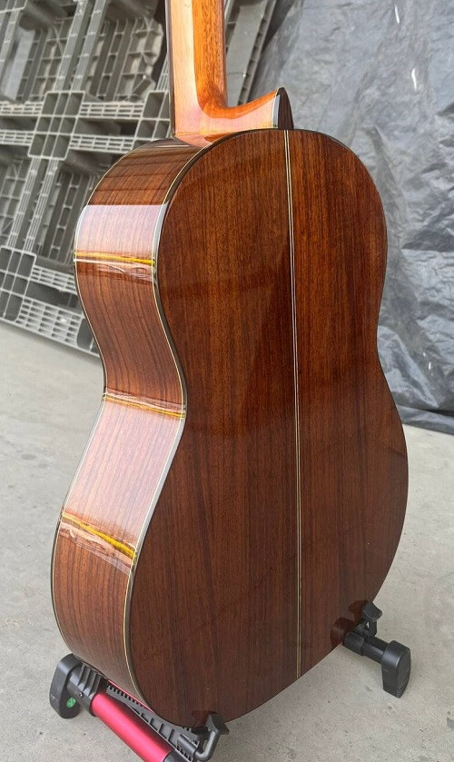 [Video] Luthier Made Solid Cedar Top With Rosewood Body Spanish Classical Guitar