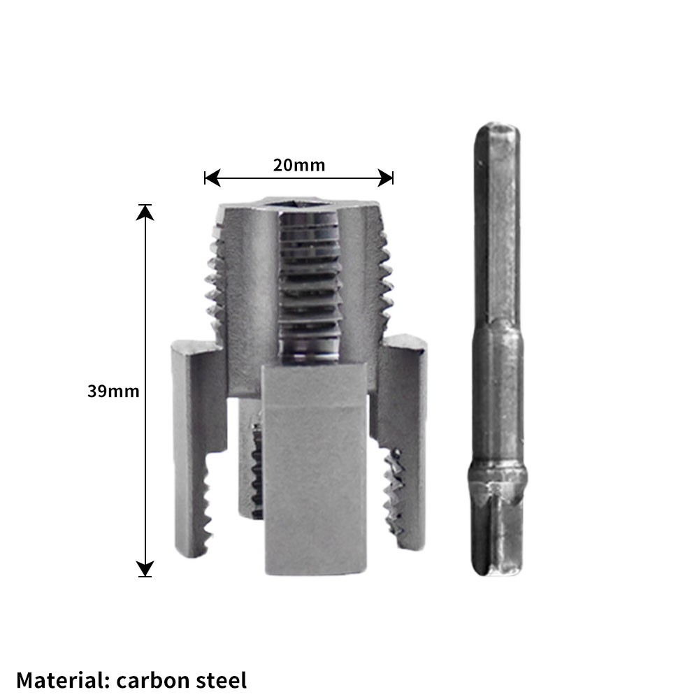 1/2" Integrated Internal & External Pipe ThreadingTool, PVC Pipe -Threader KiTL