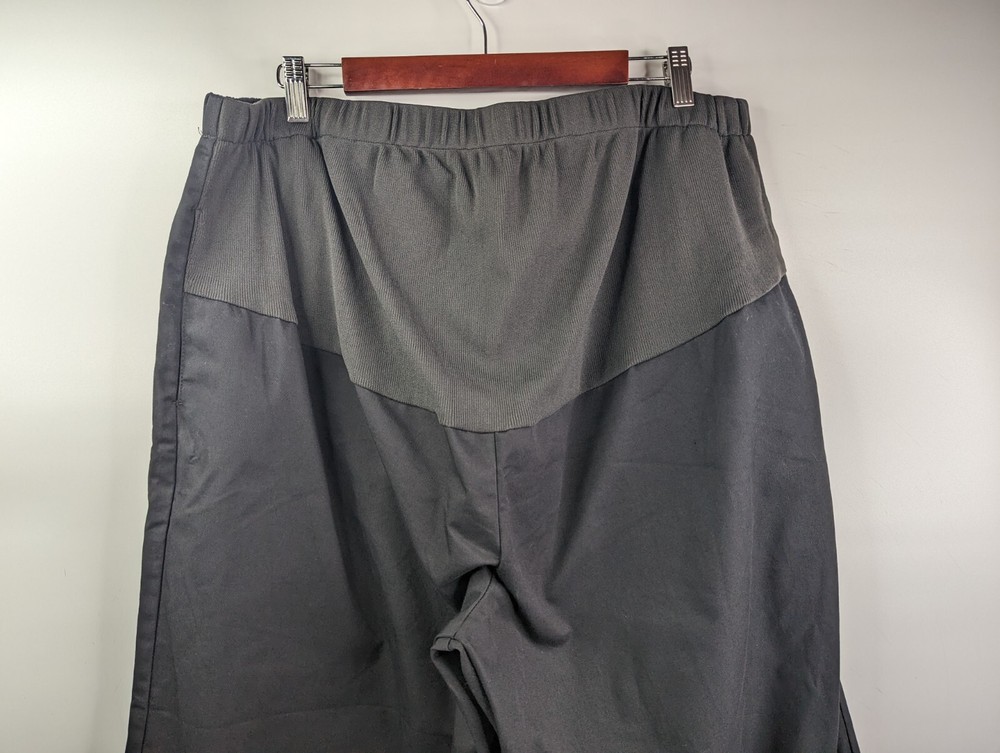 McDonalds Maternity Employee Uniform Work Pants Size 2XL Regular Black