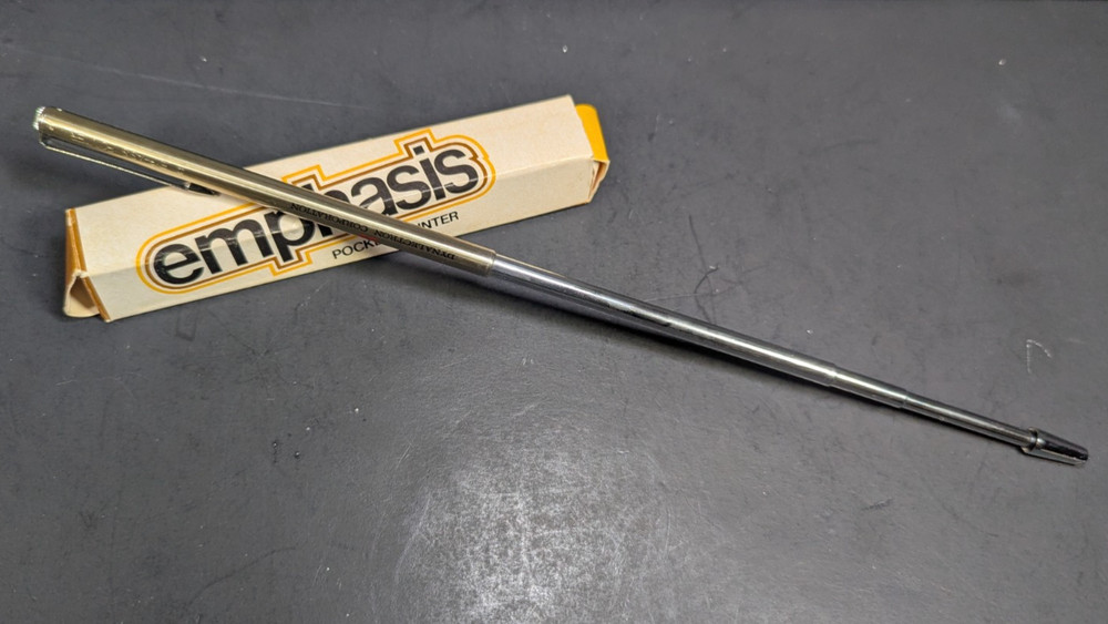 Emphasis Telescoping Pocket Pointer 25-Inch with Original Box Vintage