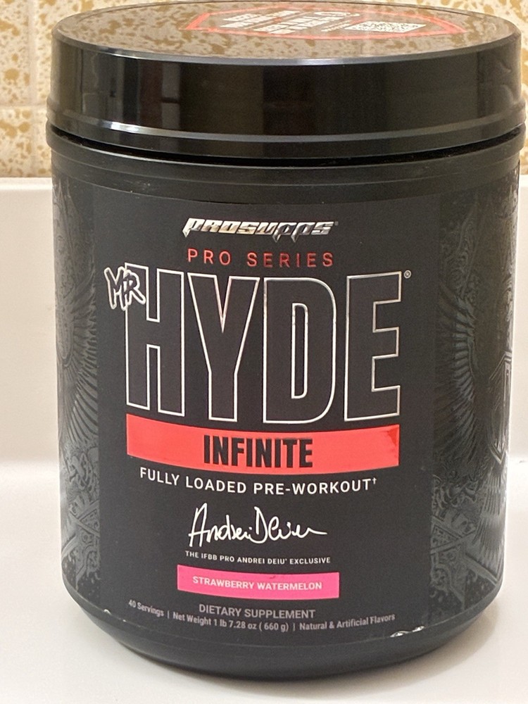 Pro Series MR. HYDE INFINITE FULLY LOADED PRE-WORKOUT STRAWBERRY WATERMELON 🍉🔥