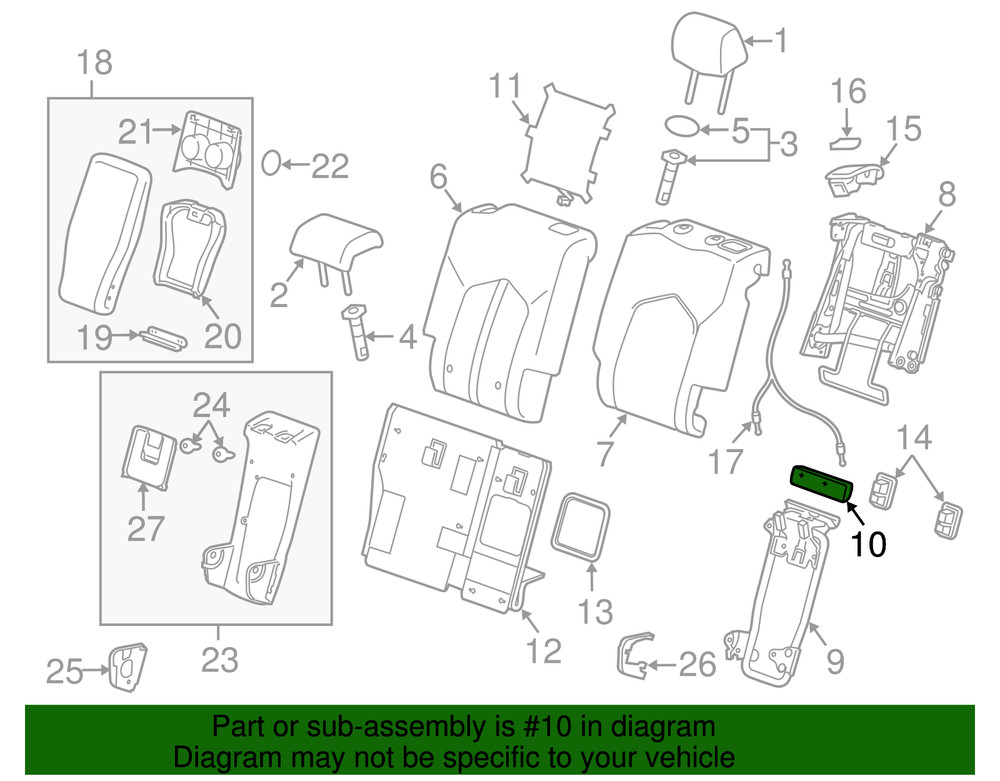 Genuine GM Filler Panel 22894478