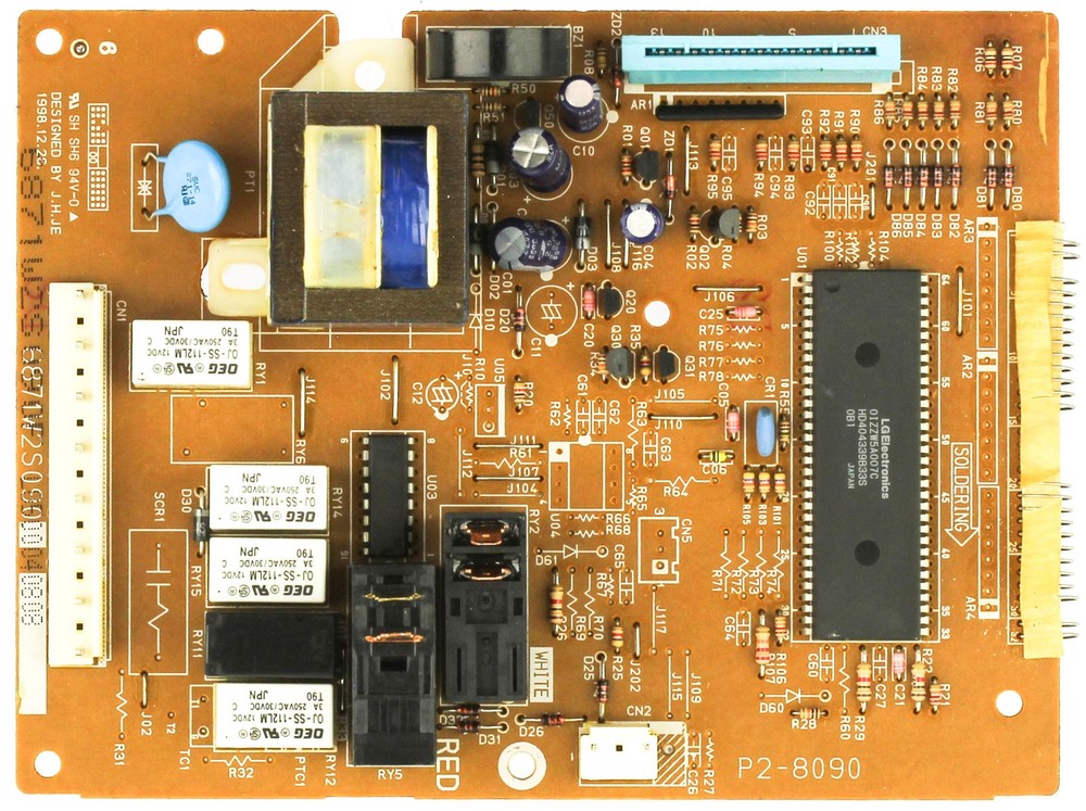 LG 6871W2S090F Microwave Control Board