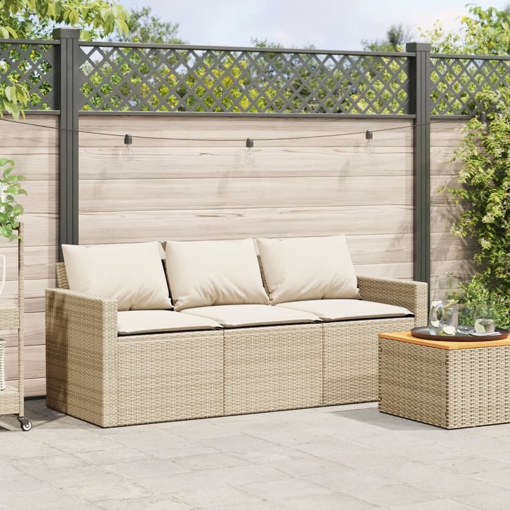 Garden Sofa Beige, Cream White