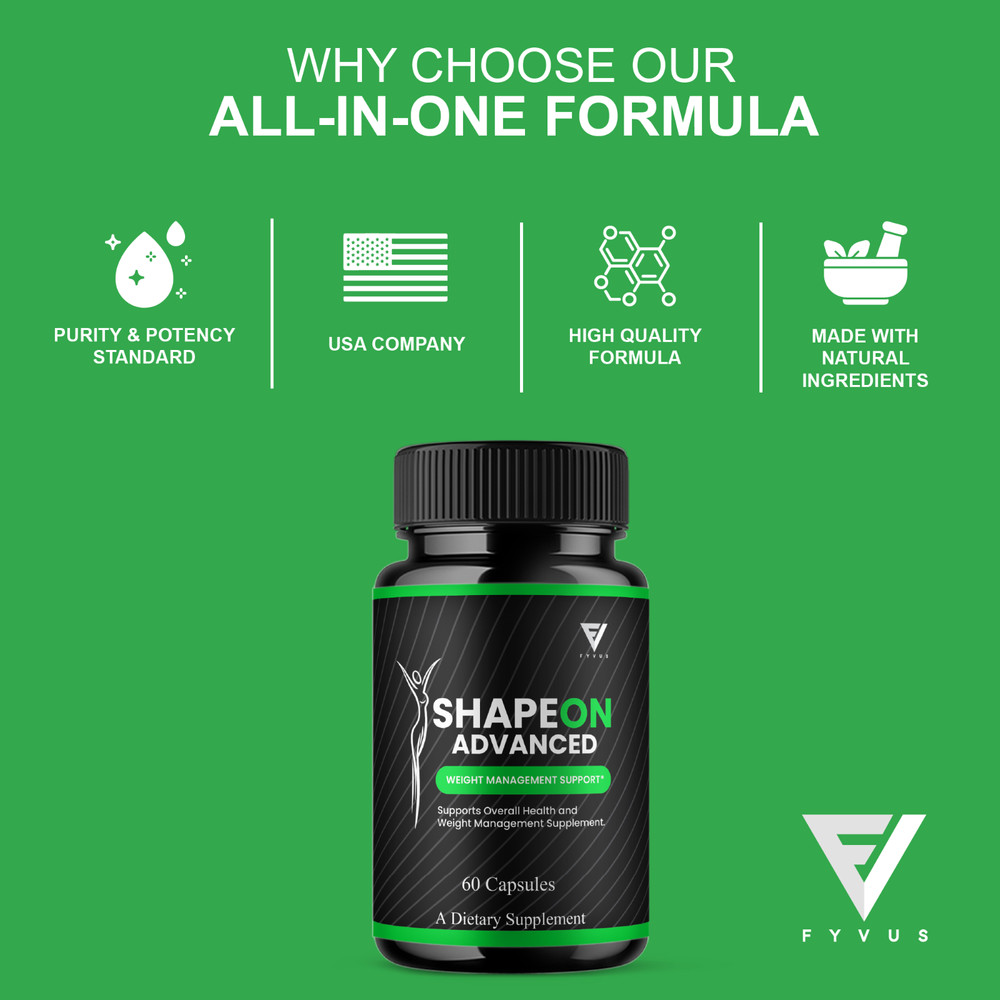 ShapeOn Advanced Capsules, Shapeon Weight Management (60 Capsules)