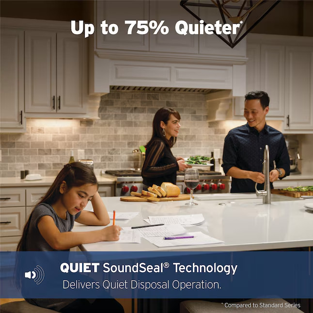 InSinkErator Batch feed 3/4-HP Septic Safe Non-corded Garbage Disposal FREE SHIP