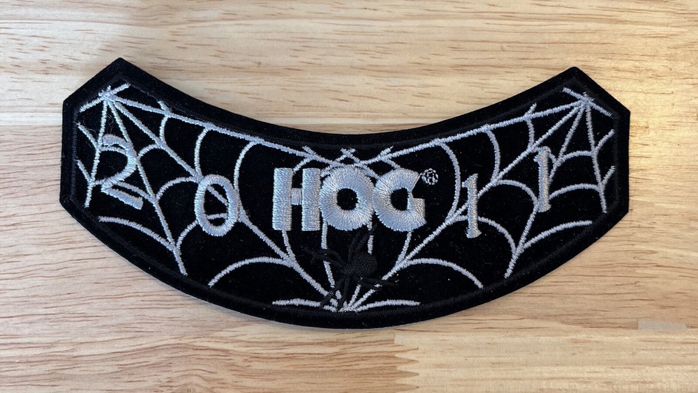 HOG 2011 Rocker Harley Davidson Vintage Patch Unsewn Pre-owned