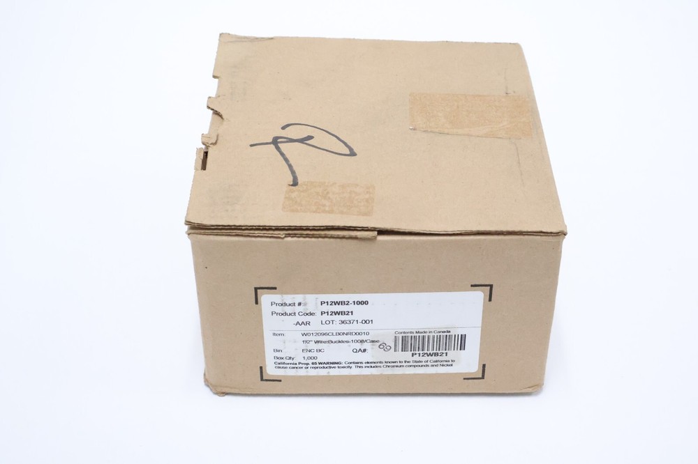 1/2" Wire Poly Strapping Buckles - 1000 Pack