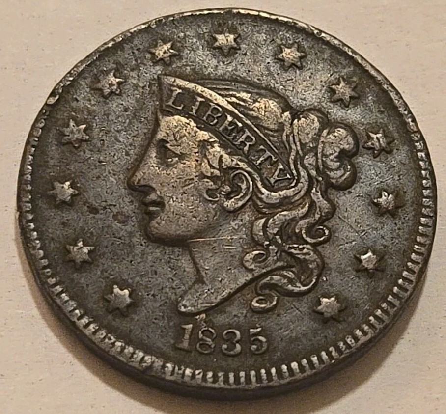 1835 Coronet Head Large Cent