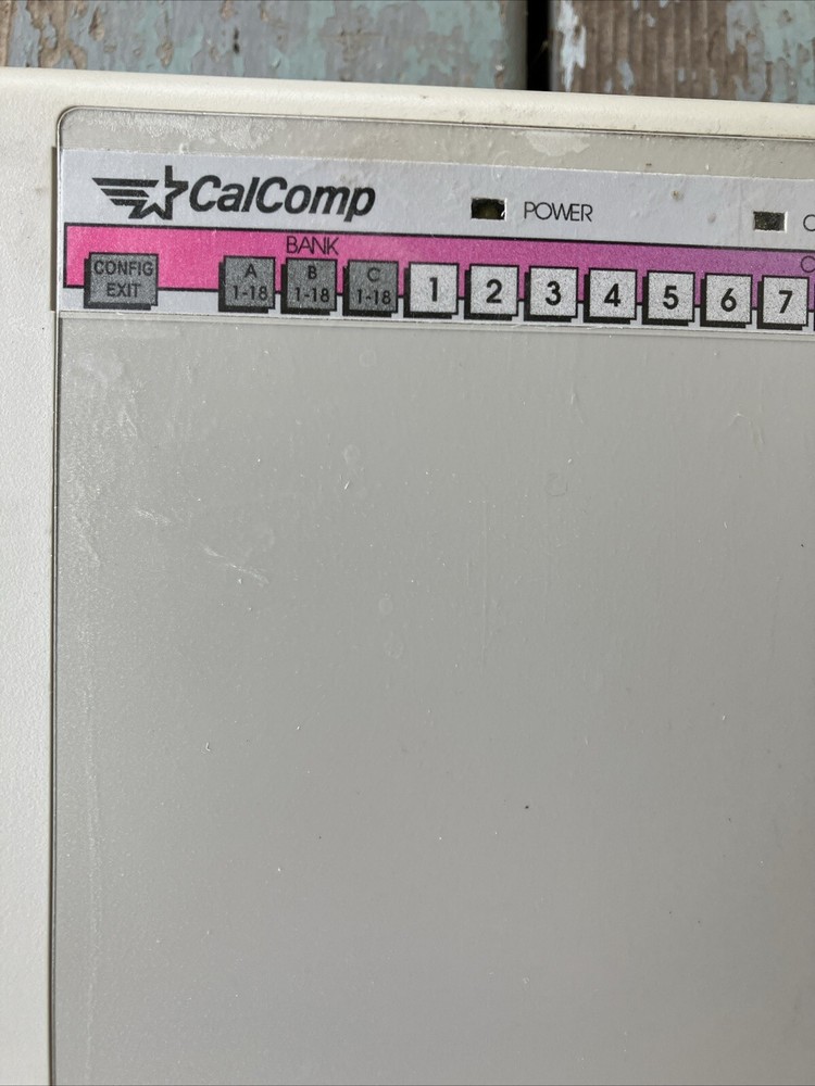 Vintage CALCOMP DrawingBoard 3 III Graphics Tablet AutoCad PC tablet Please read
