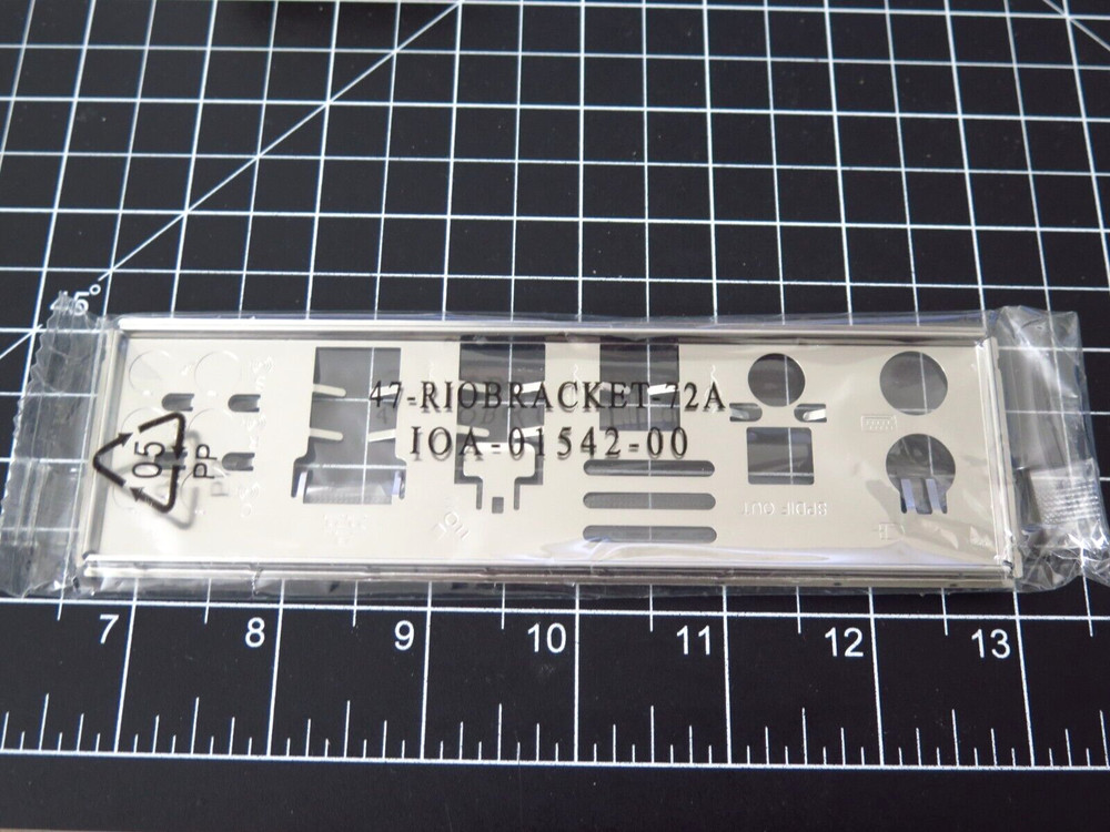 I/O Shield Back Plate Panel 47-RIOBRACKET-72A for BIOSTAR Motherboard Mainboard
